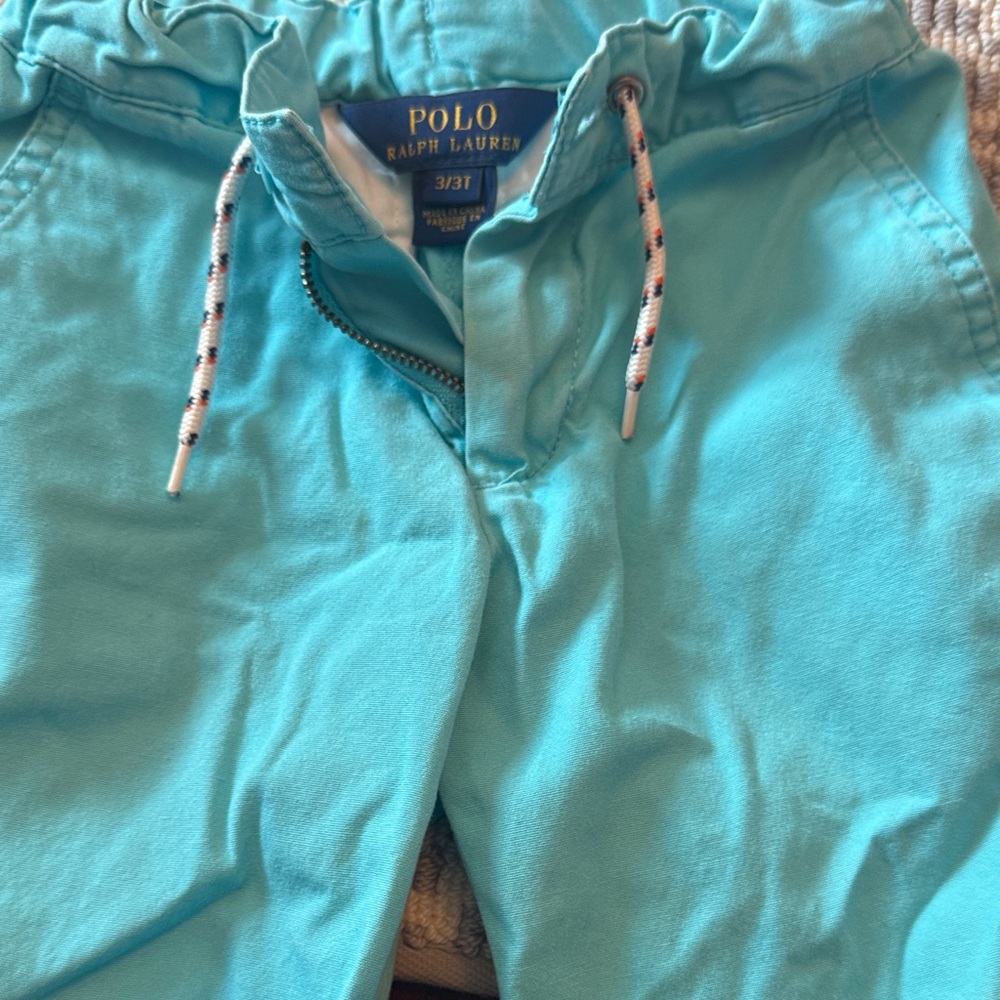 Polo by Ralph Lauren Kids Aqua Shorts